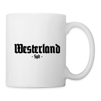 Westerland - Sylt - Nordsee - Insel - Urlaub - Tasse - Weiß - Rechts