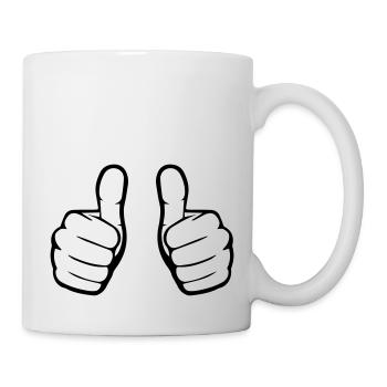 Like Hands - Tasse - Weiß - Rechts