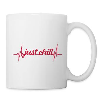 Just Chill Heartbeat Pulse - Mug - white - Right