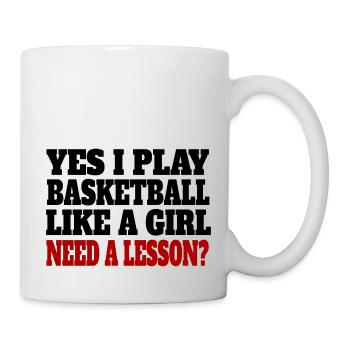 Basketball Basketball lover Mrs. Basketball player - Mug - white - Right