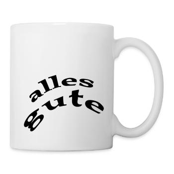 alles gute - Tasse - Weiß - Rechts