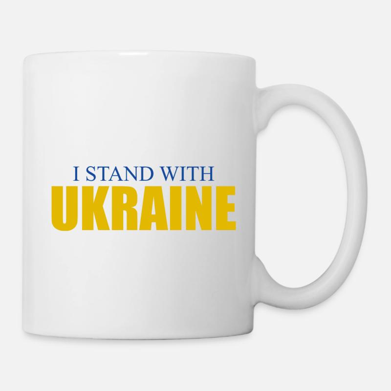 Ukraine Sieg - Tasse - Weiß