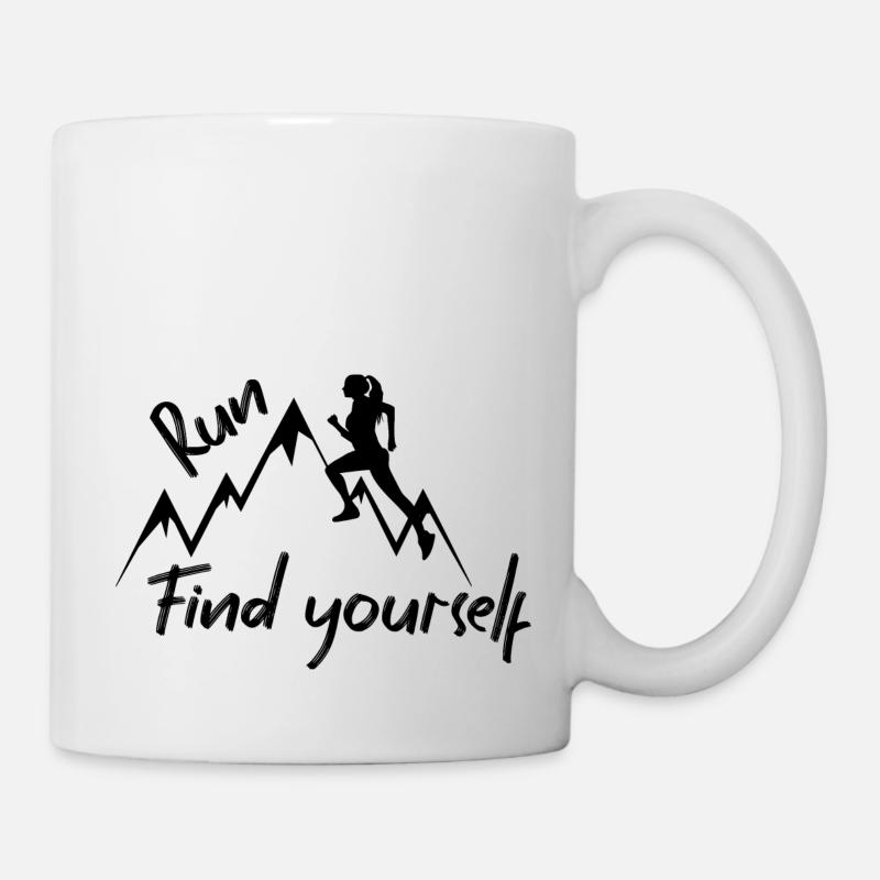 Trail Running - Mug blanc - blanc