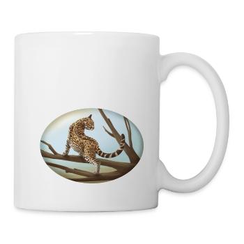 Ocelot - Cat - Cat Family - Africa - Savannah - Mug - white - Right