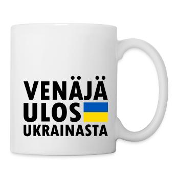 venäjä ulos ukrainasta - Tasse - Weiß - Rechts