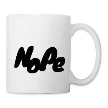 NoPe - Tasse - Weiß - Rechts