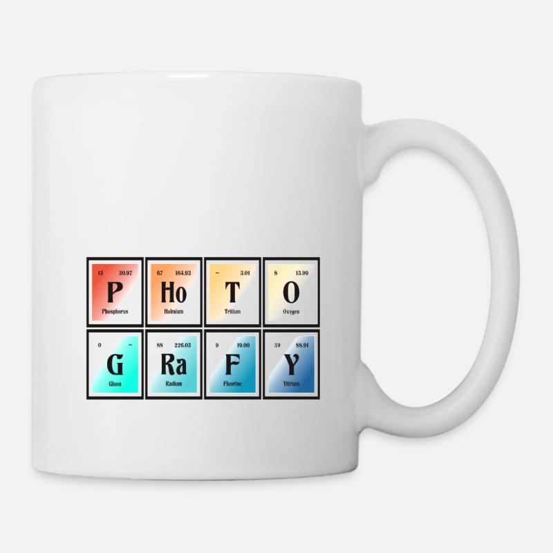 Fotografie | Periodensystem der Elemente - Tasse - Weiß