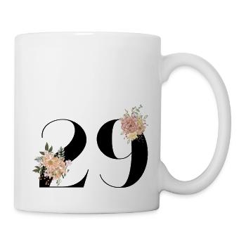 29th Anniversary Flowers (Gift of 29 years) - Mug - white - Right