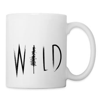 Wilder Text - Tasse - Weiß - Rechts