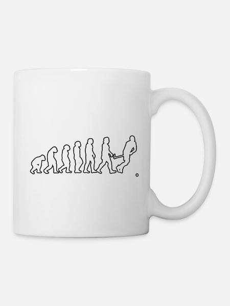 Joueur de hockey Floorball Hockey Cadeau Hockey sur gazon - Mug blanc - blanc