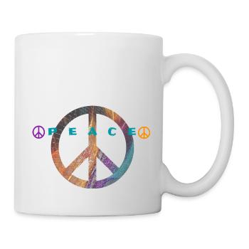J’aime les vêtements / Paix - Mug blanc - blanc - Droite