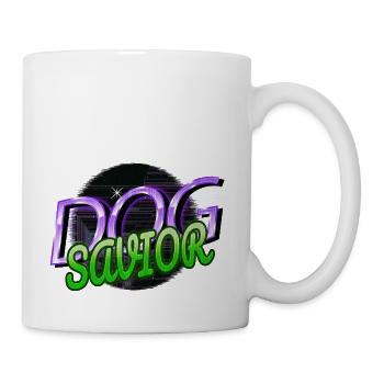 l’amour des chiens contre la cruauté envers les animaux - Mug blanc - blanc - Droite
