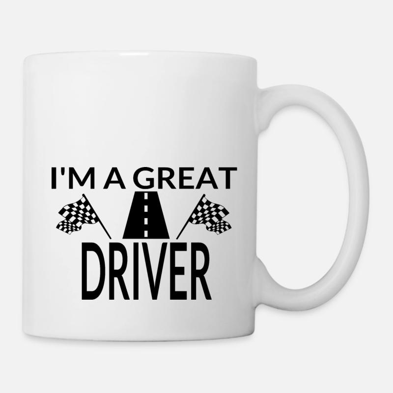 Auto - Tasse - Weiß