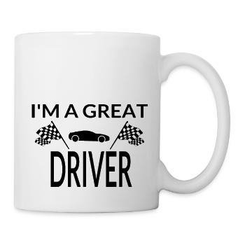 Auto - Tasse - Weiß - Rechts