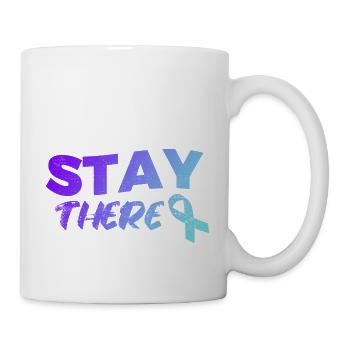 Stay there - Bleib hier -- LGBT - Tasse - Weiß - Rechts