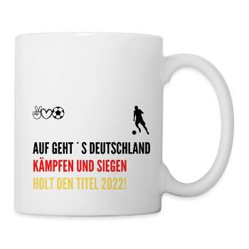 Deutschland Weltmeisterschaft 2022 - Tasse - Weiß - Rechts