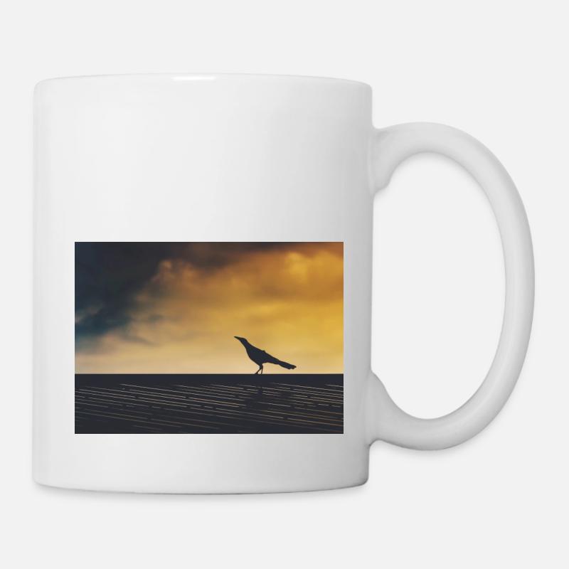 Krähen-Erkundung - Tasse - Weiß