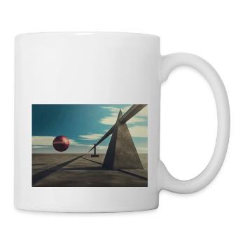 Surreal 3D design - Mug - white - Right
