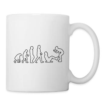 Fitness Athletes Strength Training Muscle Bodybuilder - Mug - white - Right