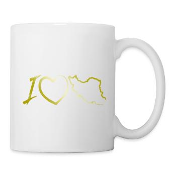 Iran coeur amour persan - Mug blanc - blanc - Droite