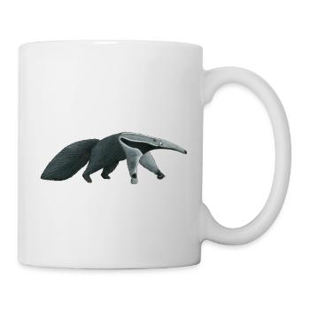 der lustige Ameisenbär - Tasse - Weiß - Rechts