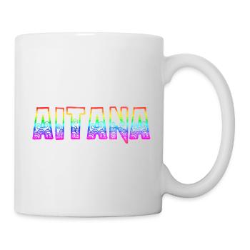 aitana rs arc-en-ciel - Mug blanc - blanc - Droite