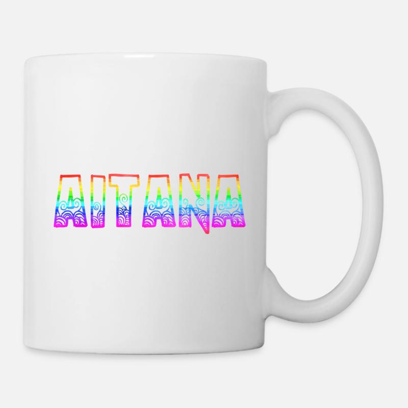 aitana rs arc-en-ciel - Mug blanc - blanc