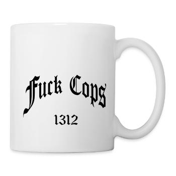 Fuck Cops 1312 - Tasse - Weiß - Rechts