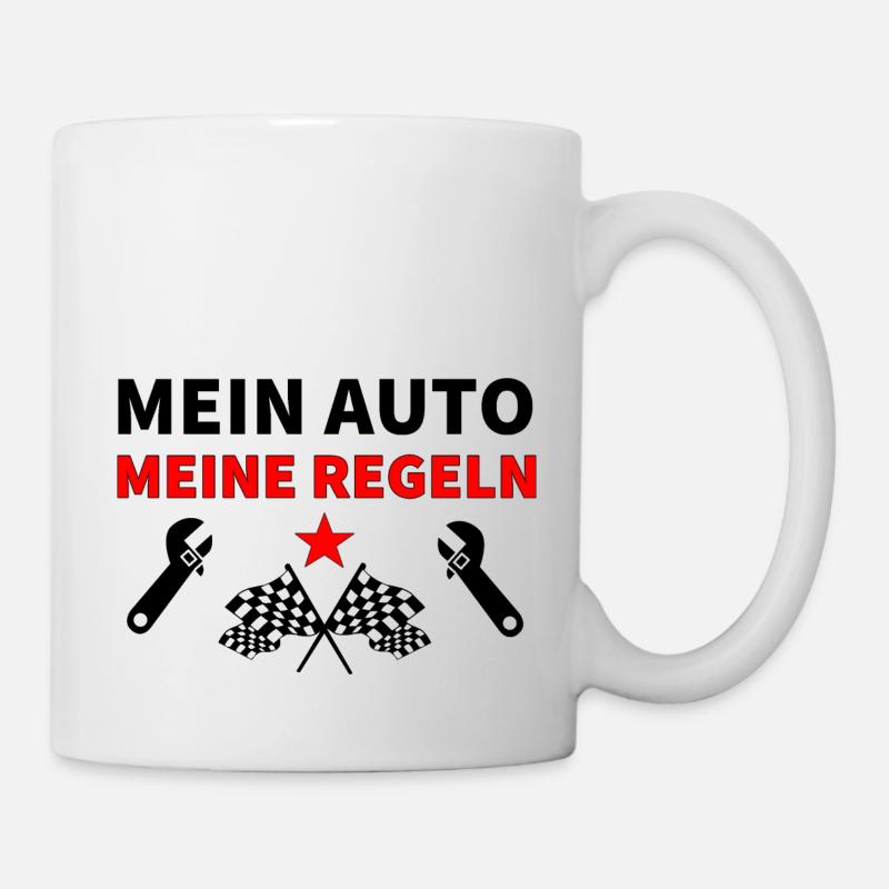 Auto - Tasse - Weiß