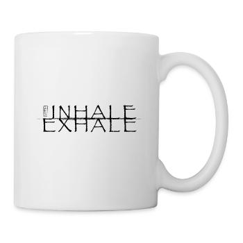 Yoga Zen Inhale Exhale - Mug blanc - blanc - Droite