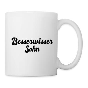 Besserwisser Sohn - Tasse - Weiß - Rechts