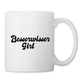 Besserwisser Girl - Tasse - Weiß - Rechts