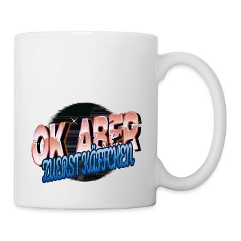 bday kaffeeliebhaber zitat geburtstagsgeschenk - Tasse - Weiß - Rechts