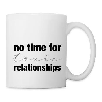 No toxic Relationships - Mug - white - Right
