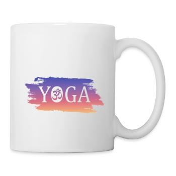 Yoga Geschenkidee - Tasse - Weiß - Rechts