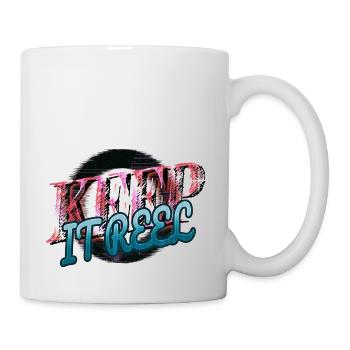 happy jokes birthday present bass fishing rod - Mug - white - Right