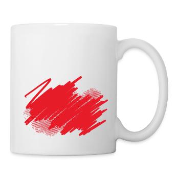 color blob splash painter gift colorful paint - Mug - white - Right