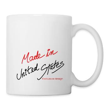 Made in the USA. Made in United States - Mug - white - Right