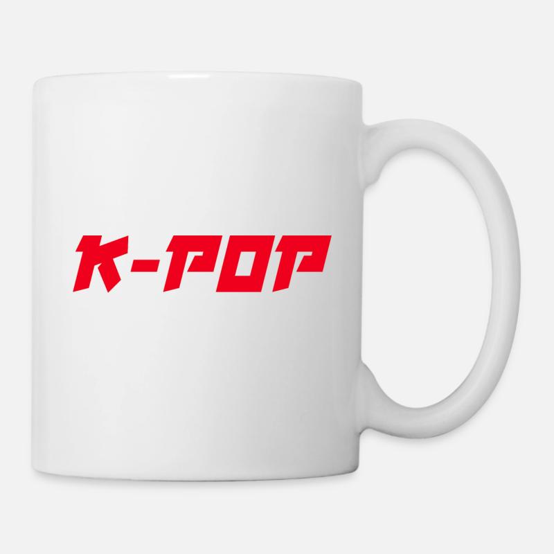 K-Pop Musique Pop Coréenne - Mug blanc - blanc