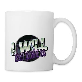 funny i love books birthday books and cats love - Mug - white - Right