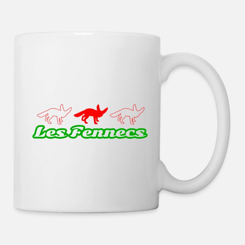 Les Fennecs - Mug blanc - blanc
