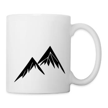 Montagnes Randonnée Montagne Aventure Vecteur de voyage gratuit 3 - Mug blanc - blanc - Droite