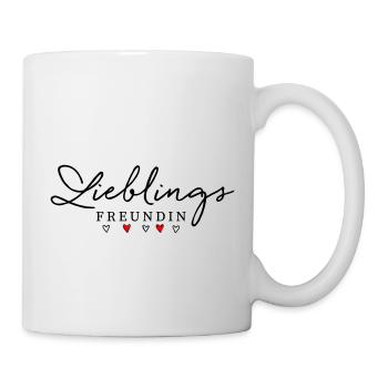 Lieblingsfruendin - Lieblings Freundin - Tasse - Weiß - Rechts