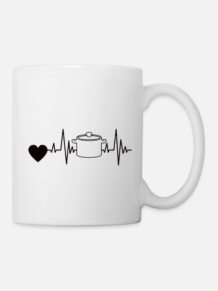 Cuisine Baker Cadeau Hobby Chef Drôle - Mug blanc - blanc
