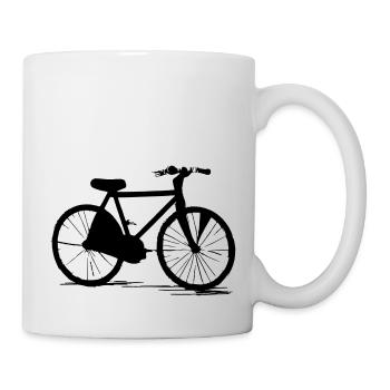 Fahrrad Gekritzel Fahrräder Radfahren Vektor 5 - Tasse - Weiß - Rechts