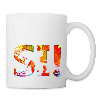oui chante drôle pas de fille féminisme appliquer toujours - Mug blanc - blanc - Droite