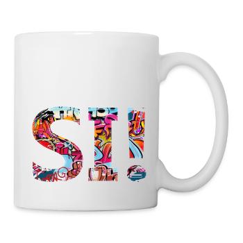 oui chante drôle pas de fille féminisme appliquer toujours - Mug blanc - blanc - Droite