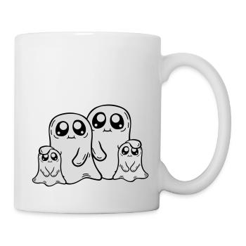Parents Children Ghosts Family - Mug - white - Right