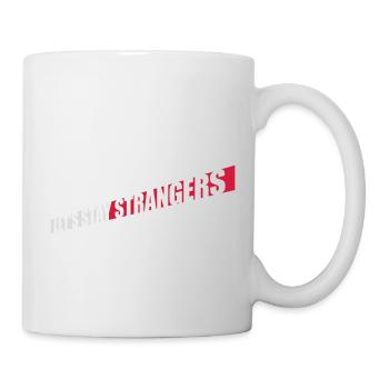 lets stay strangers quote - Mug - white - Right