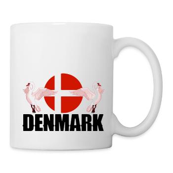 Denmark Danish Denmark Flag National Animal - Mug - white - Right